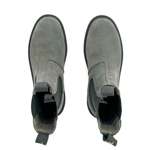 Sorel Hi-Line Chelsea Ankle Boot Women’s Size Size 6.5 Gray Waterproof Suede EUC - Picture 8 of 12